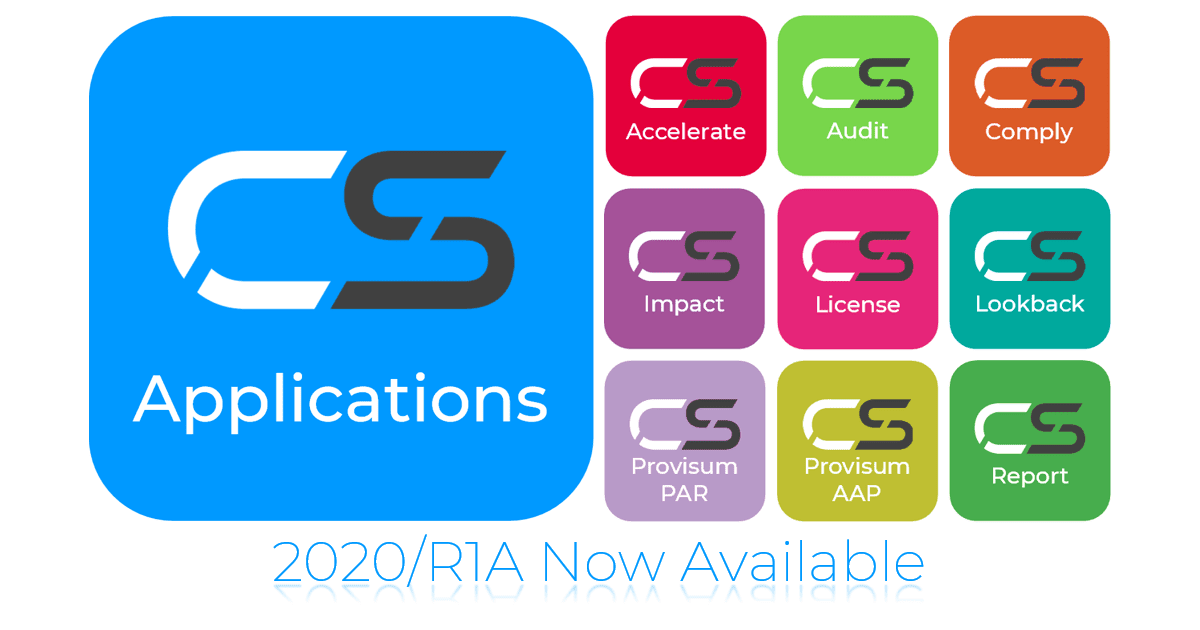 CS Applications 2020/R1A Now Available