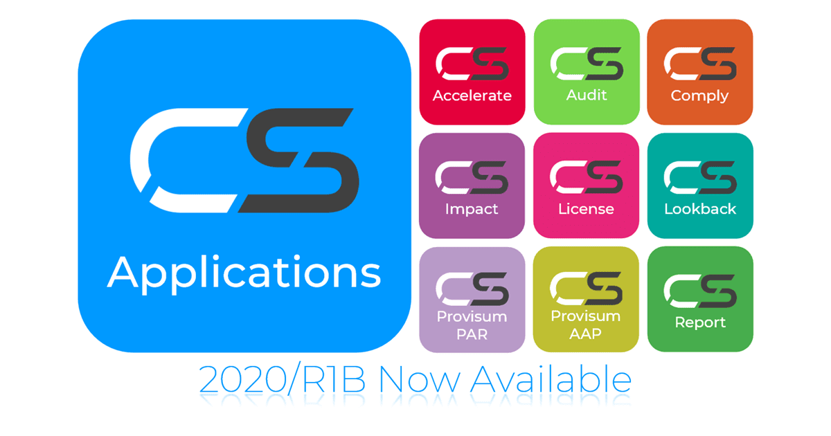 CS Applications 2020/R1B Now Available